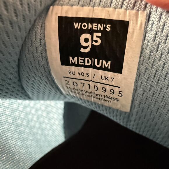 KURU Quantum 2 Athletic Shoes Womens Size 9.5 Black Blue KURUCLOUD Sneaker - Picture 8 of 11